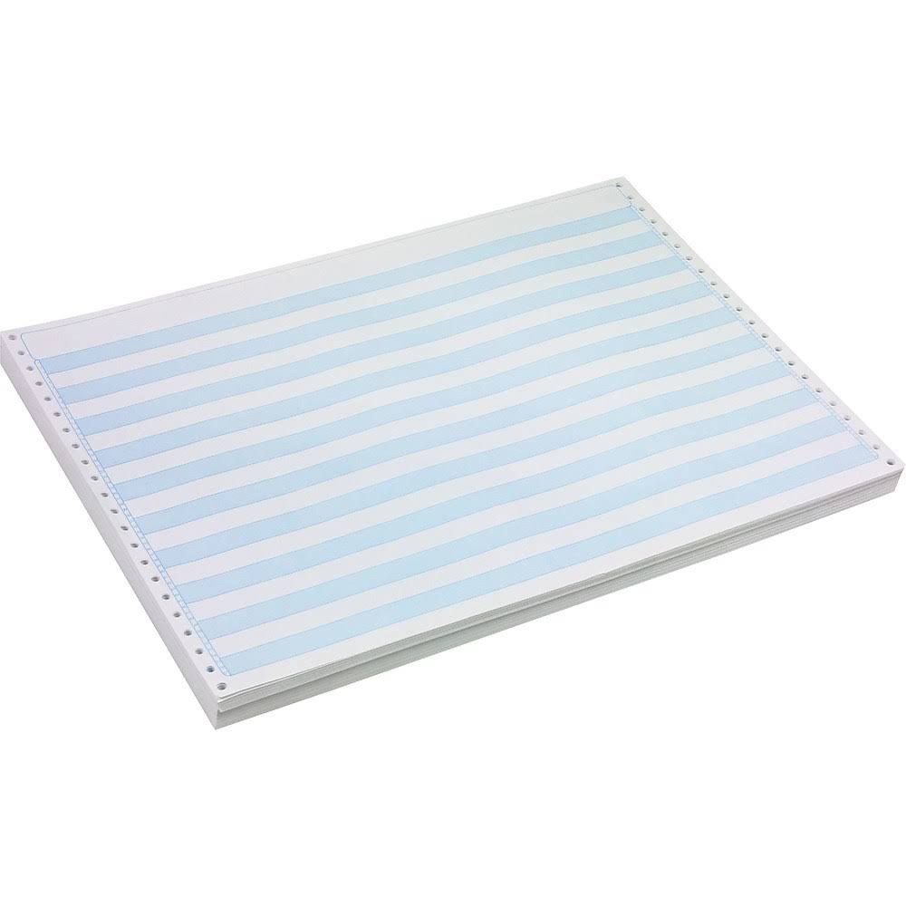Blue Bar Computer Paper, 14 7/8 inch x 11 inch, 15 lb. M214