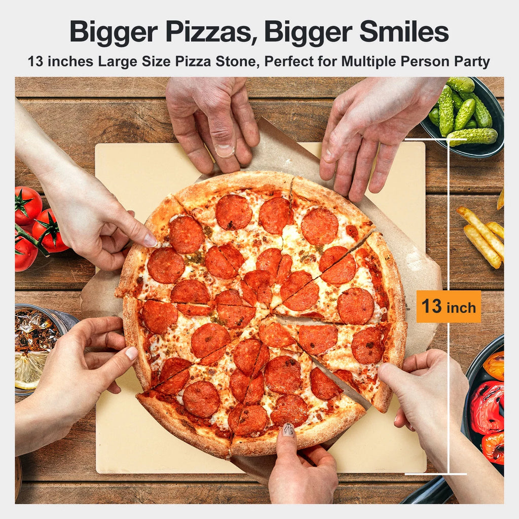 13 Multi-Fuel Pellet Fired Pizza Oven with Pizza Stone Q8042