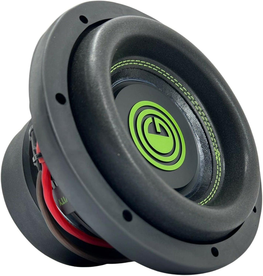 8 Inch 1200 Watt Car Audio Subwoofer Pair with Dual Voice Coil E8330