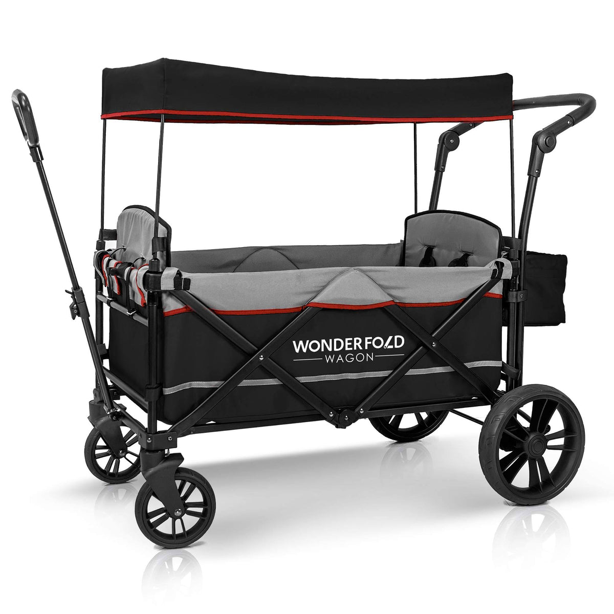 Double Stroller Wagon Black Y8827