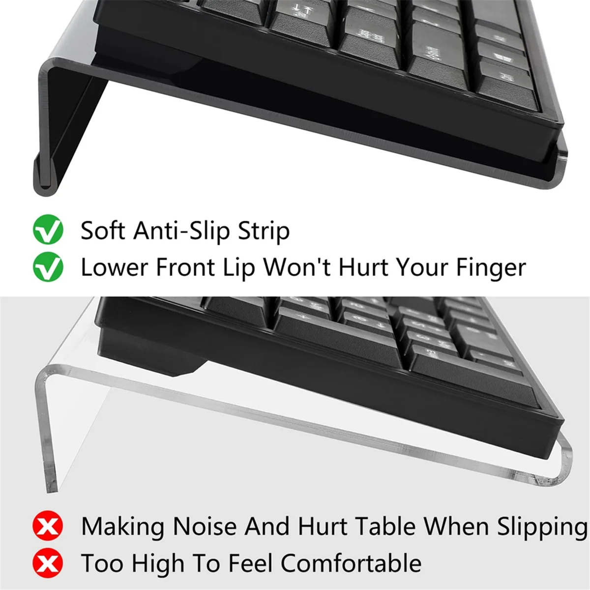 Acrylic Computer Keyboard Stand X911771