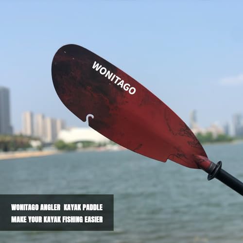 Carbon Fiber Shaft Plastic Blade Adjustable Kayak Paddles L6359
