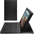 Black Slim Keyboard Case with Detachable Wireless Bluetooth Keyboard T2615