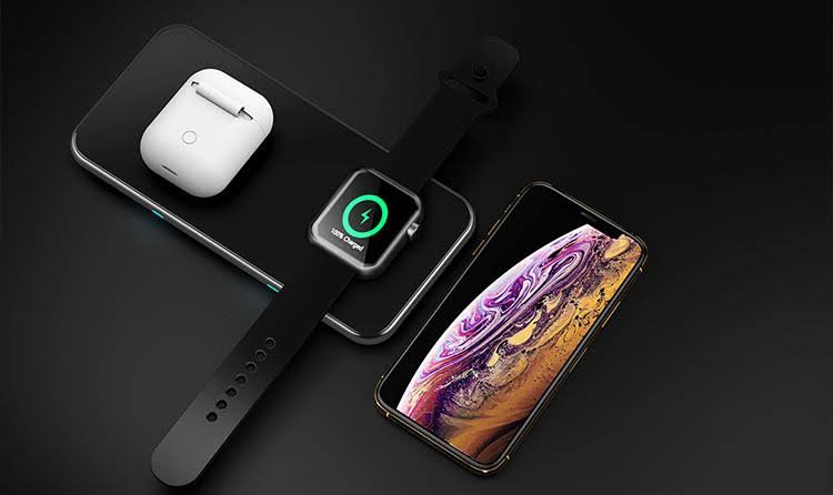 3 in 1 Glass Wireless Charge Pad P3009