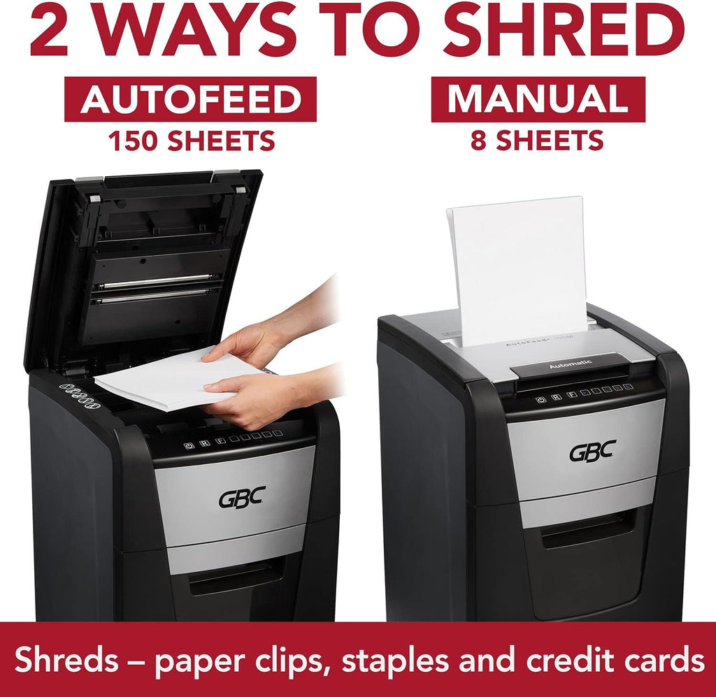 Auto Feed 150 Sheet Capacity Super Cross-Cut Paper Shredder I73904