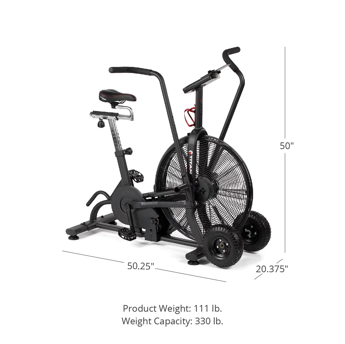 Black Exercise Bike with LCD Screen S8697