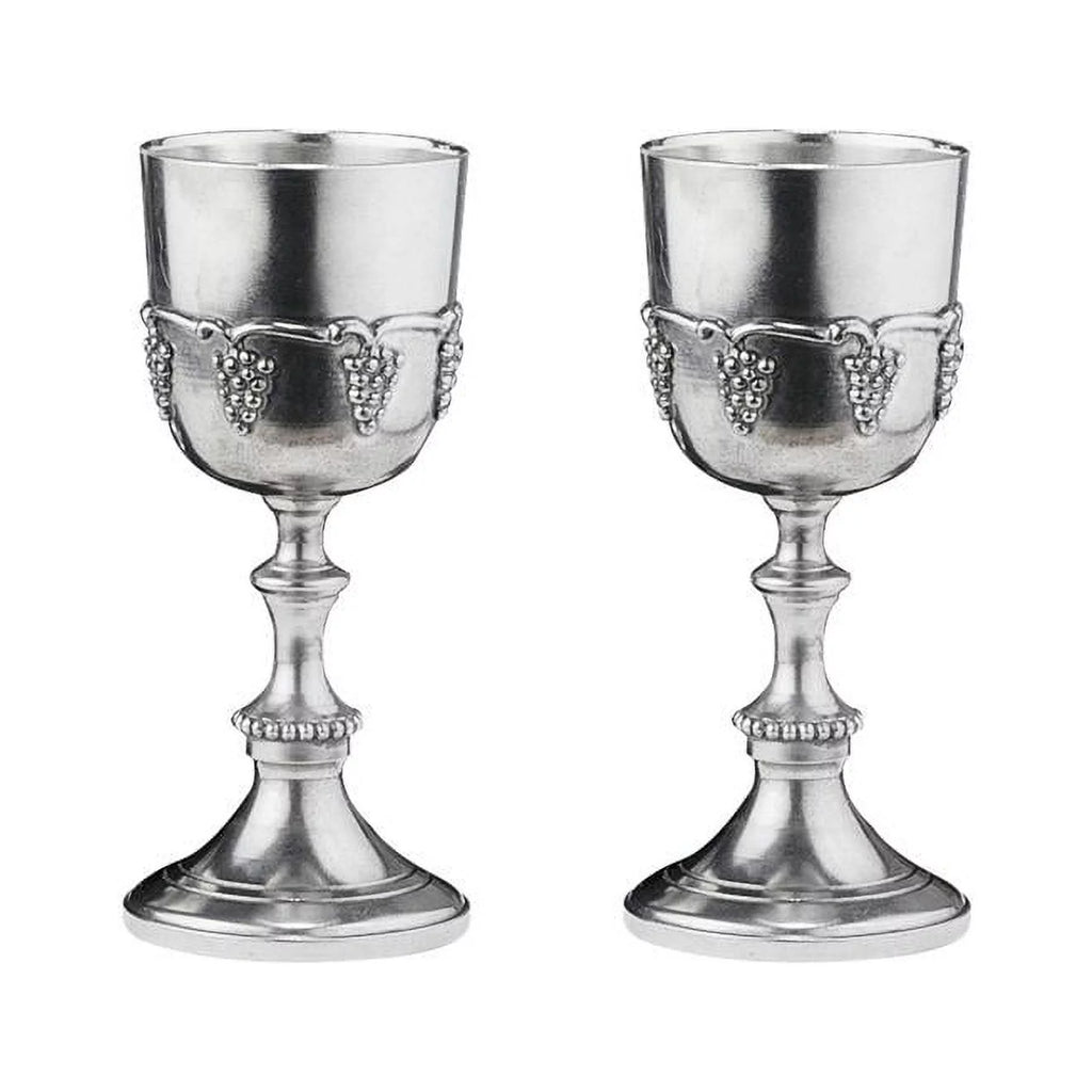 Pewter Goblets Set of Two J95063