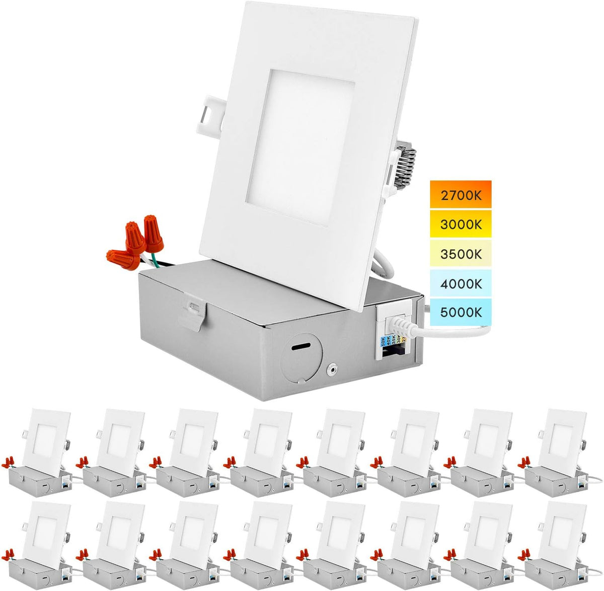 16 Pack 10W Dimmable LED Recessed Lighting Y153176