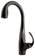 Tuscan Bronze 1-Handle Pull-Down Kitchen Faucet Y4233