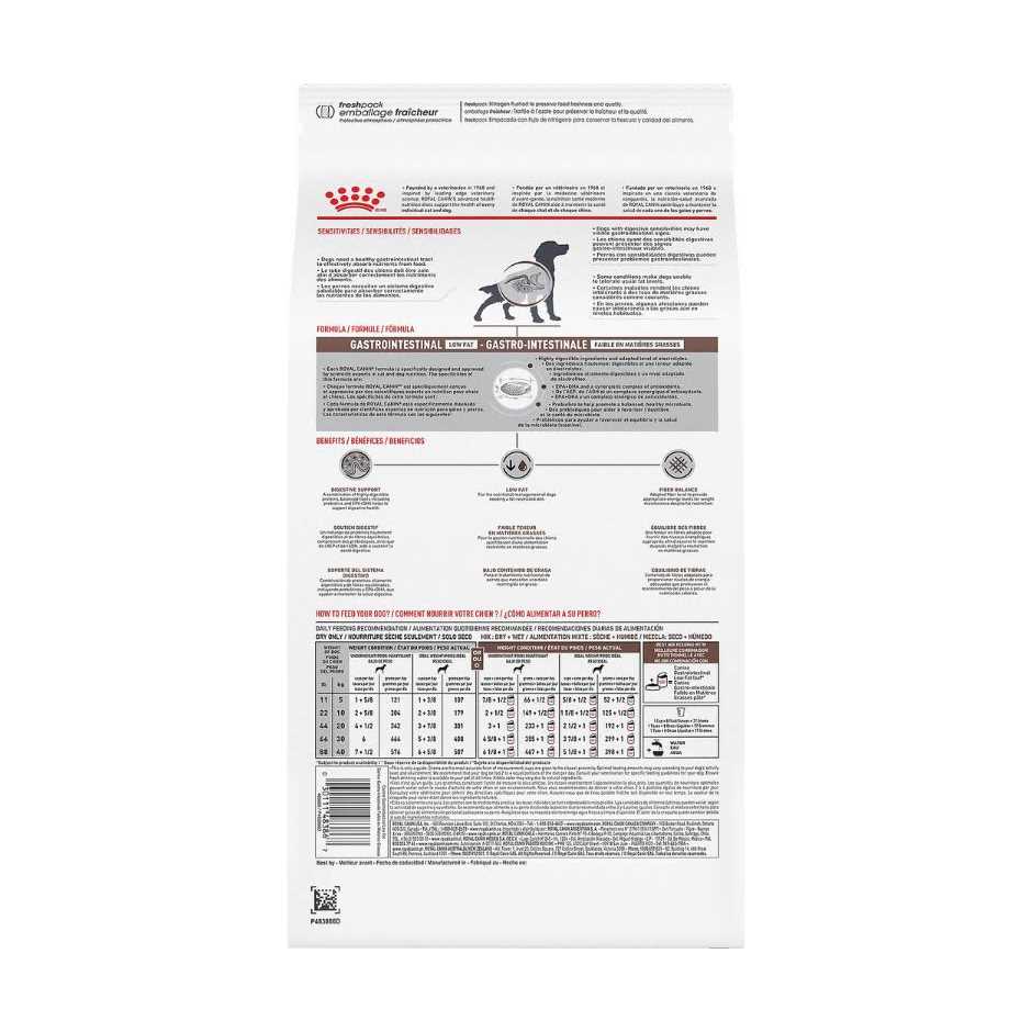 Veterinary Diet Canine Gastrointestinal Low Fat Dry Dog Food I3967