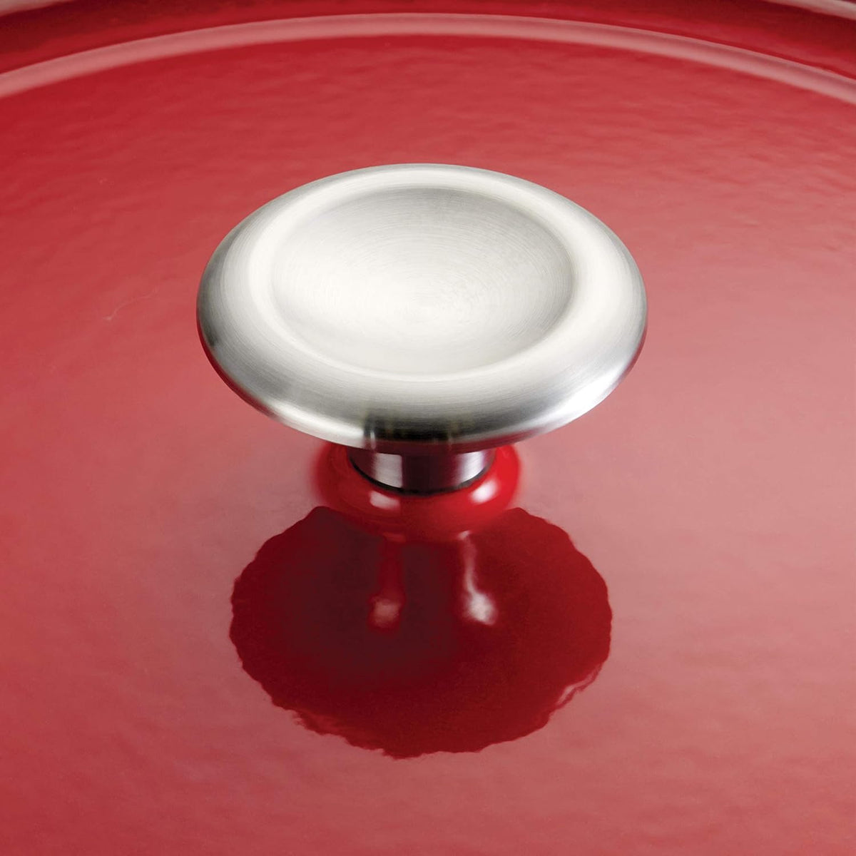 Enameled Cast Iron 3-Quart Saucier Gradated Red A954