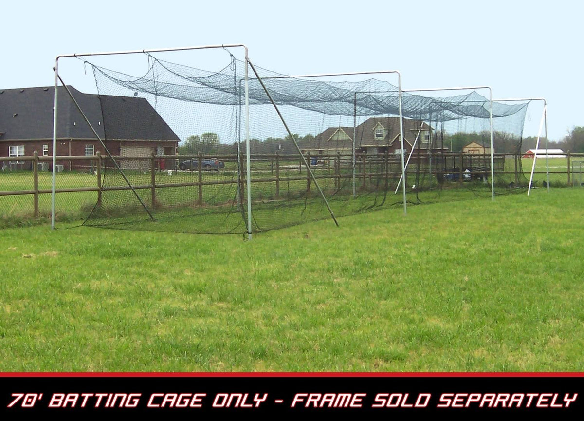 70x12x12 Twisted Poly Batting Cage Net K3389