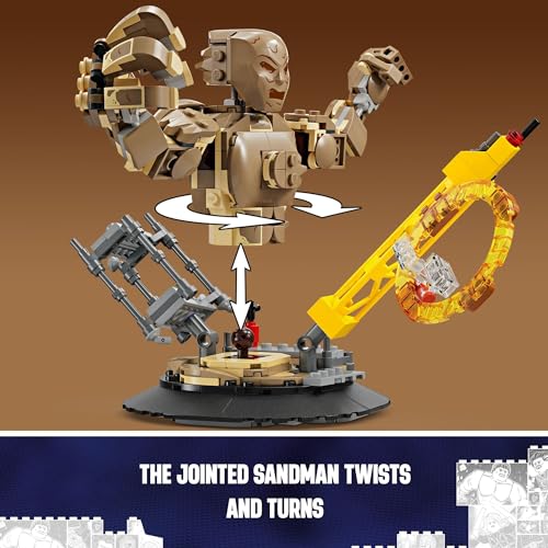 LEGO Marvel Spider-Man vs. Sandman: Final Battle Building Toy Set with Spider-Man Figure M798178