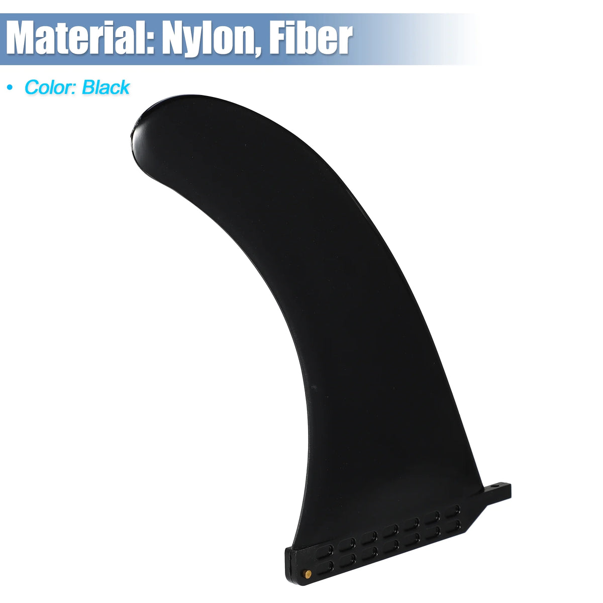 Black Detachable Nylon Fiber Surfboard Fin J8255
