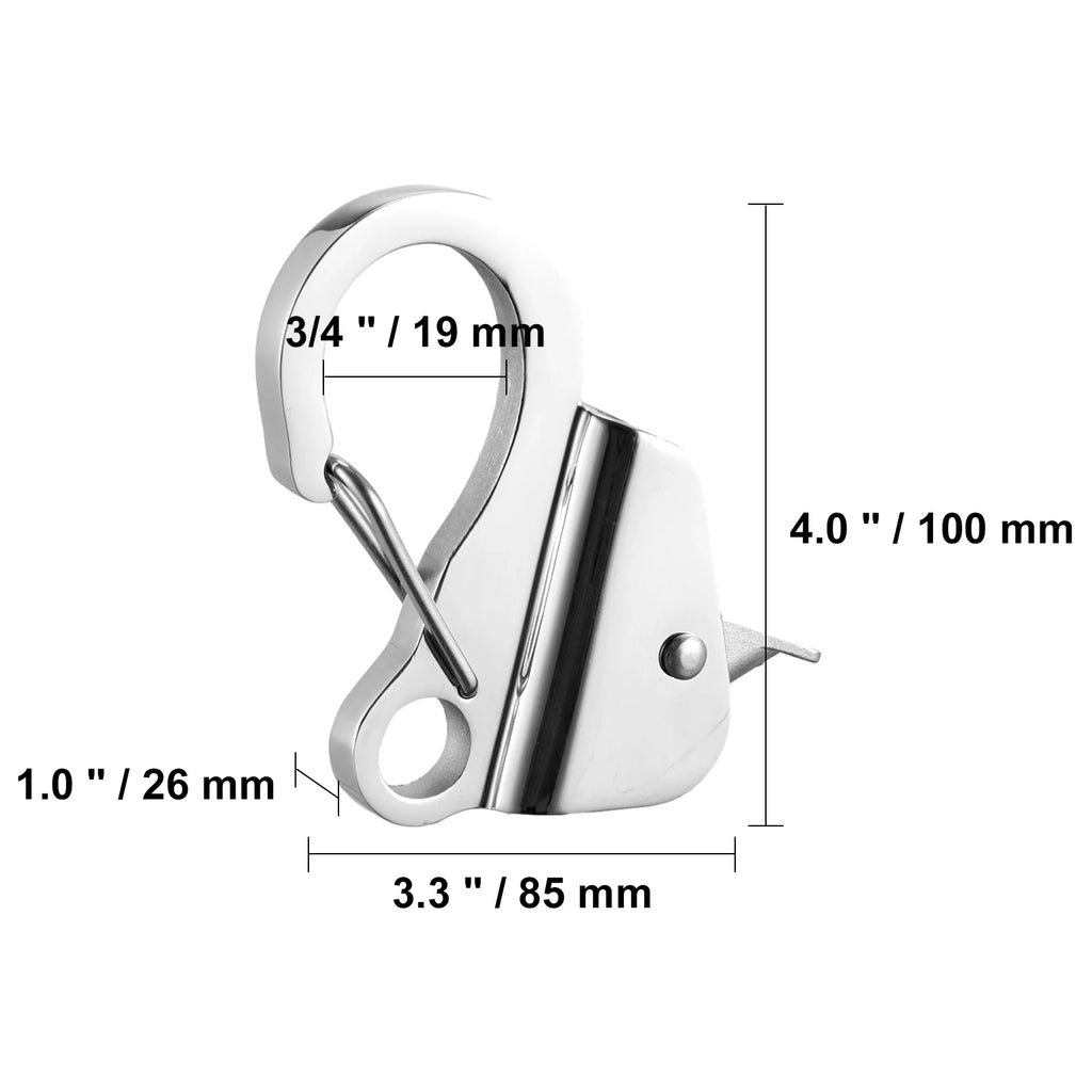 Boat Anchor Hook Knotless Anchor System Stainless Steel with Quick Release F980