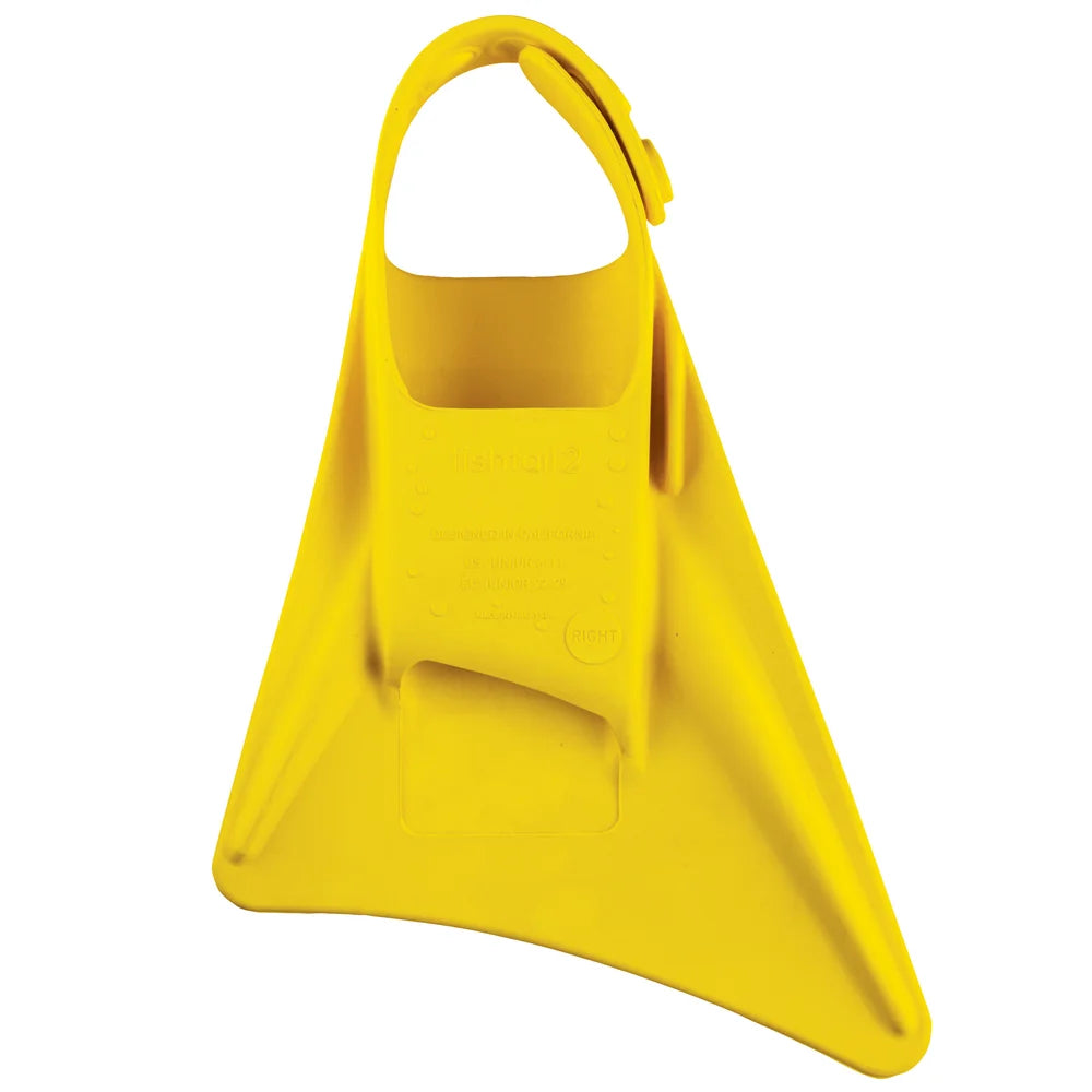 Yellow Rubber Kids Swim Fins A4854