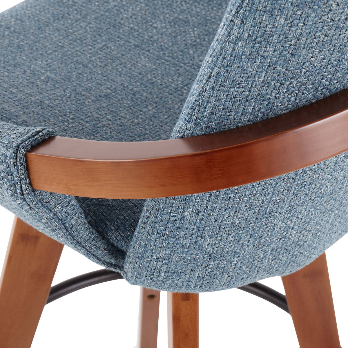 Blue Noise Fabric Counter Stool N91249