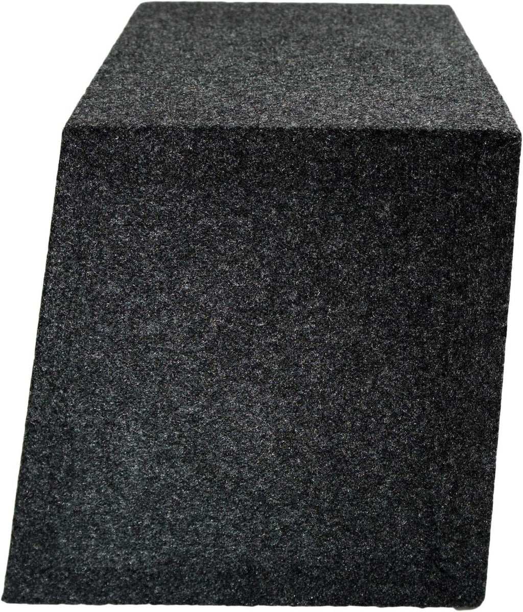 Single 12" Sealed Subwoofer Box Enclosure 5/8" MDF Wood Pack of 2 A173950