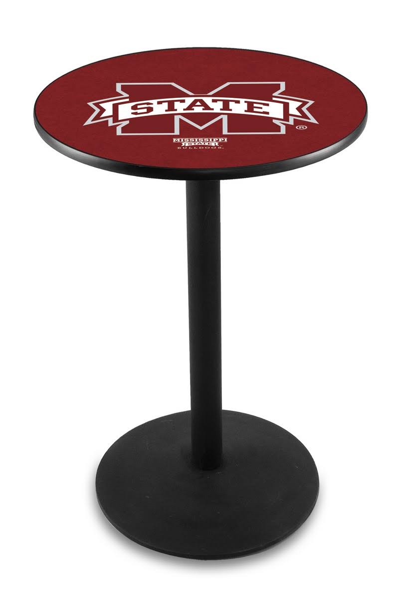 Black Wrinkle Pub Table 36 inch Y75118