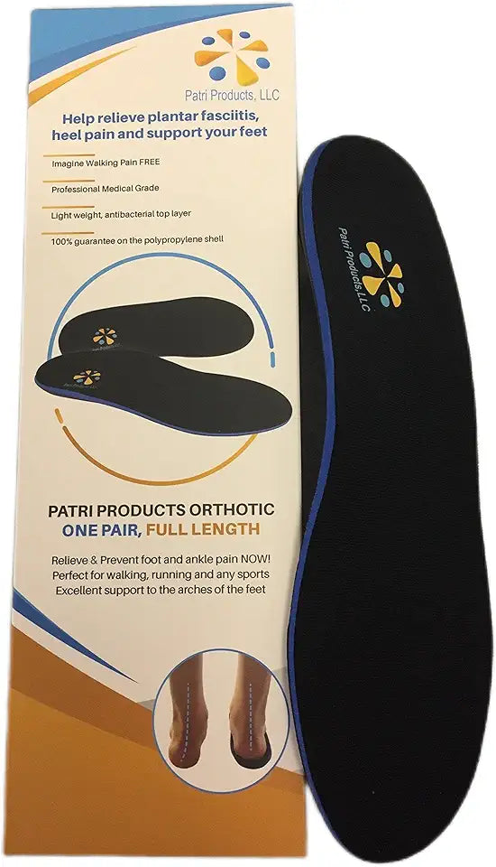 Full Length Orthotic Inserts Arch Supports 1 Pair F716