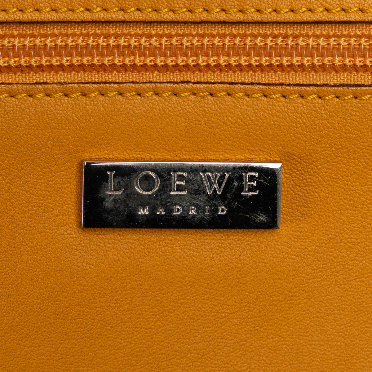 Yellow Calf Leather Top Handle Bag A385