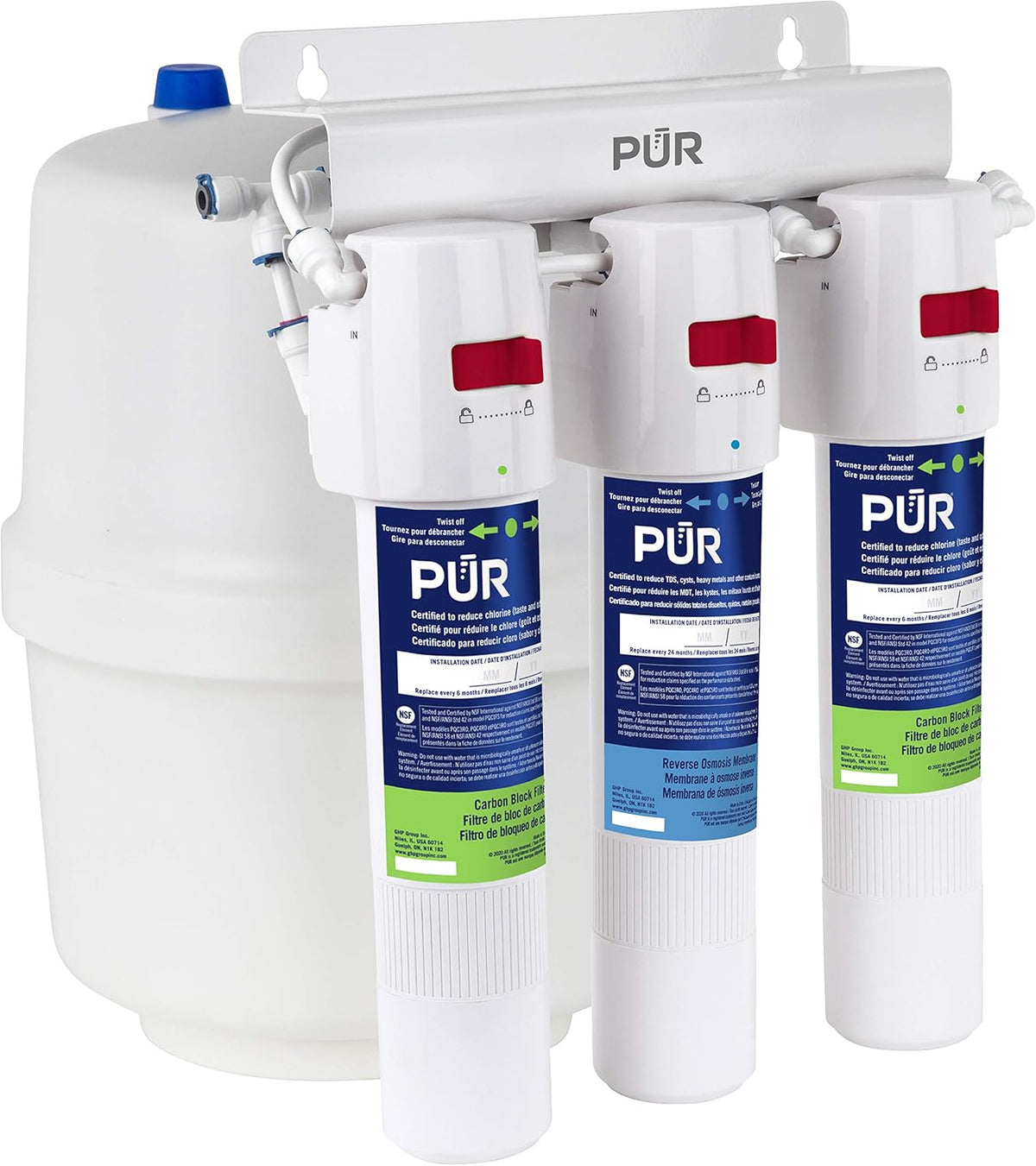 White Pack of 2 Filter Replacement Kit L6331