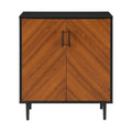 Solid Black Accent Cabinet Q500
