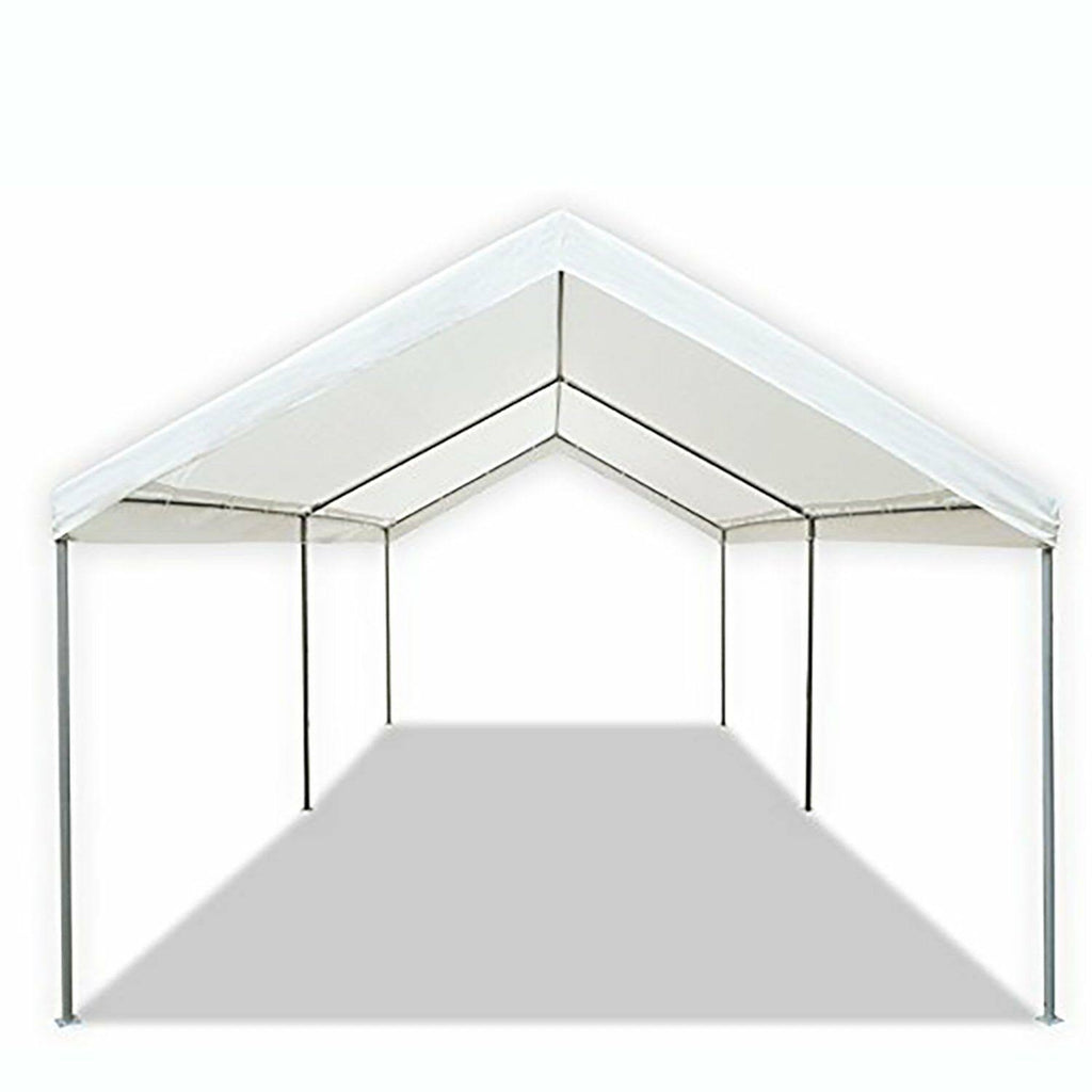Heavy Duty Portable Carport 10 x 20 White M439172