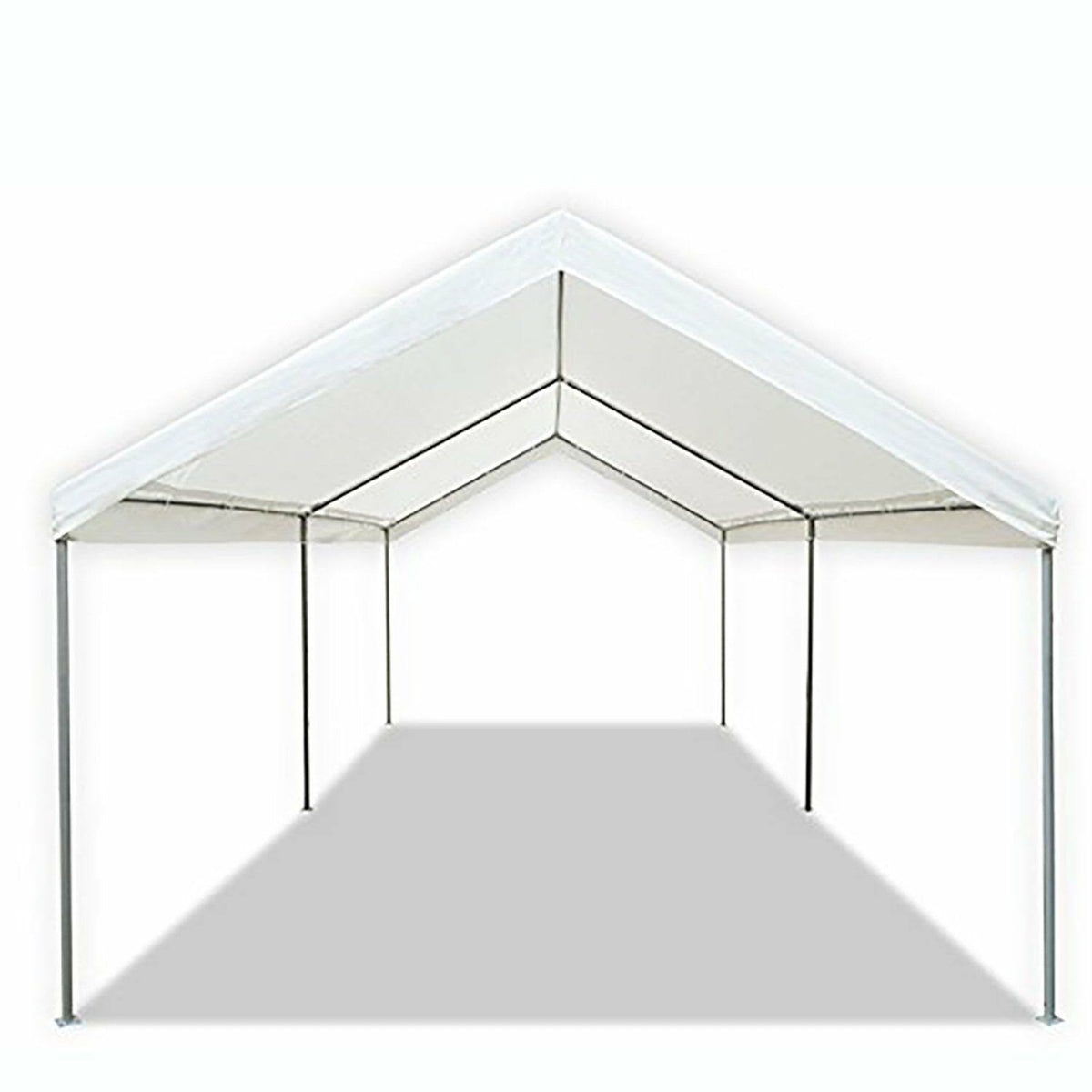 Heavy Duty Portable Carport 10 x 20 White M439172