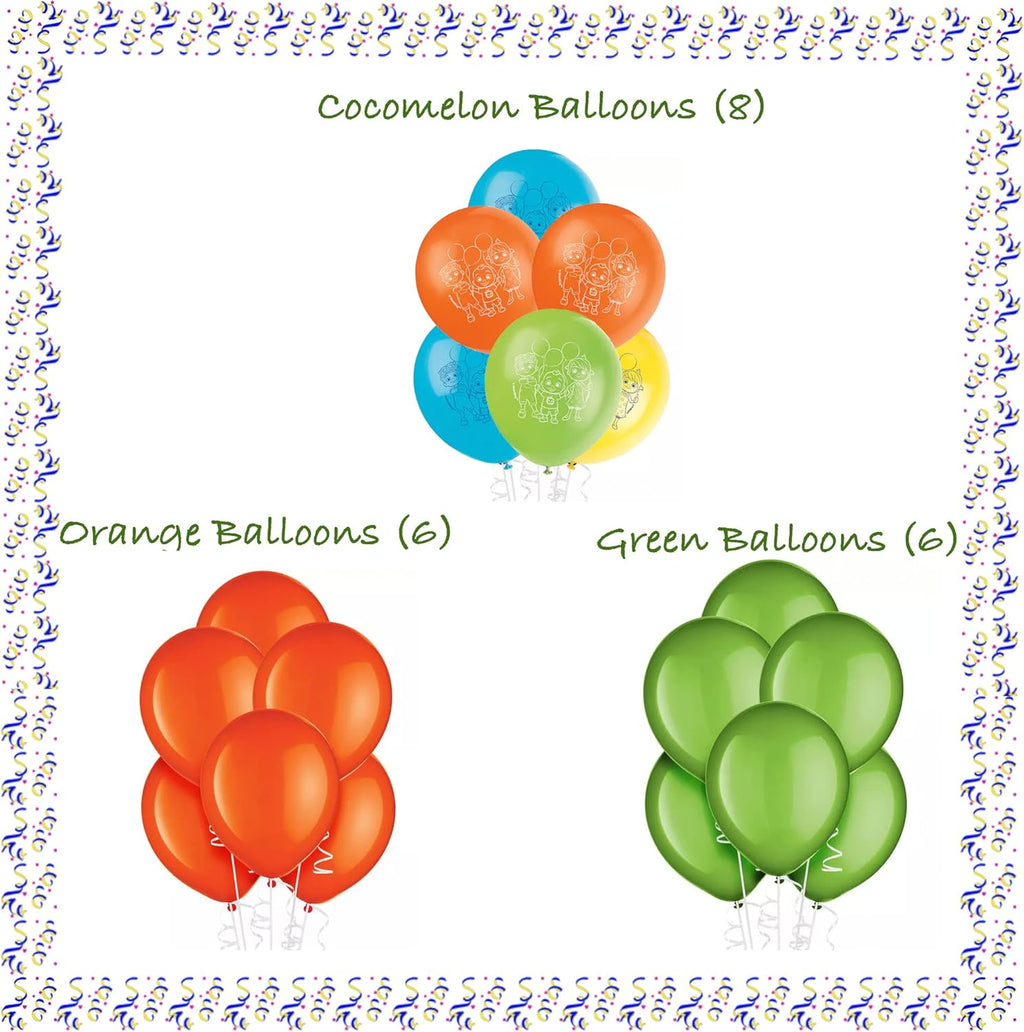 Birthday Party Supplies Decoration Kit with Balloons, Tablecloth, Plates, Napkins, Candles Serves 16 Q970