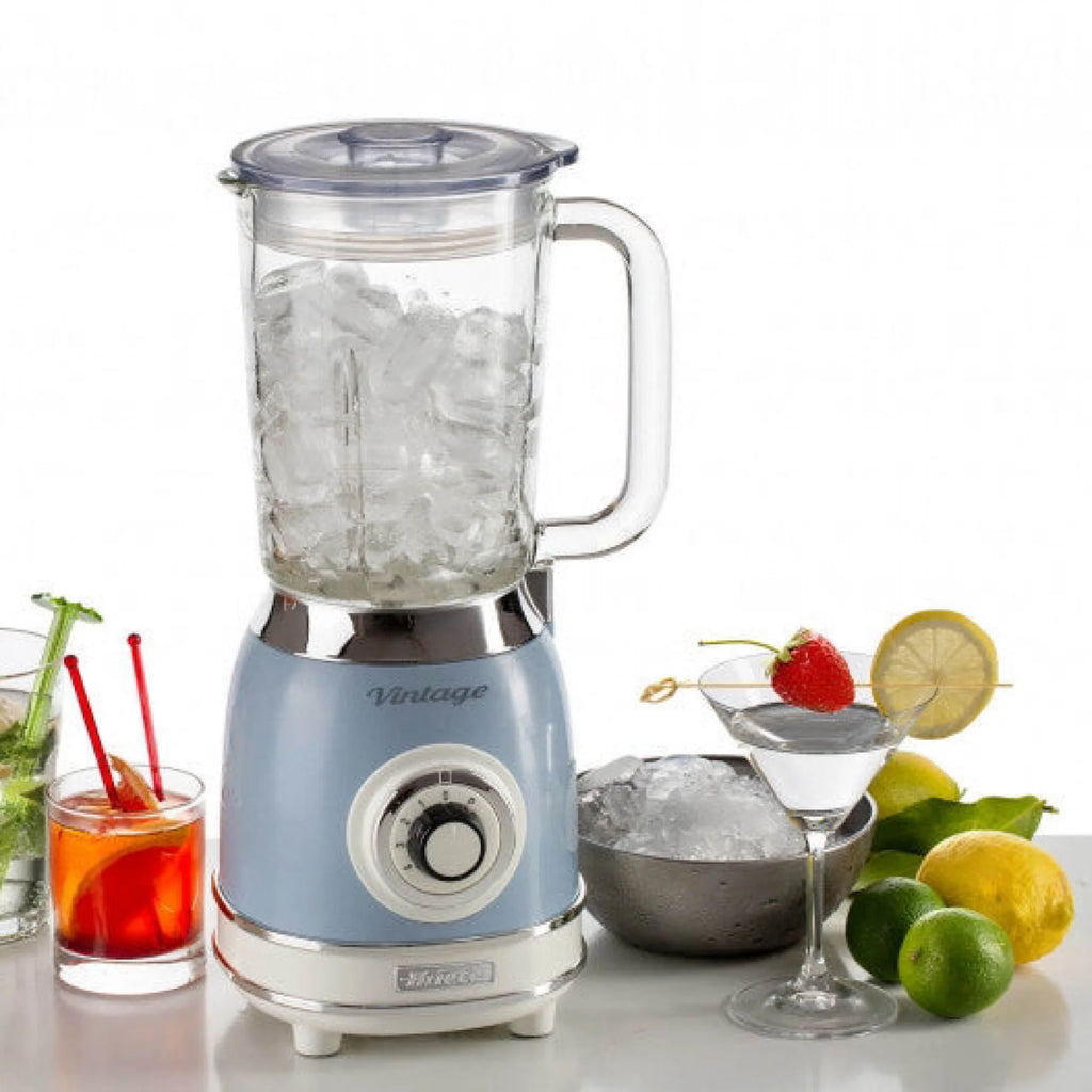 Blue 1000W Glass Cup Blender I74425