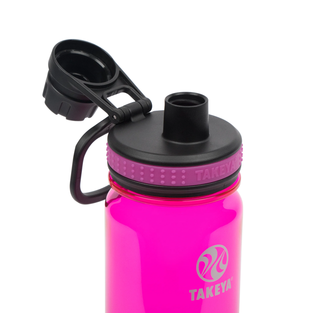 18oz Tritan Straw Bottle 3pk Black Fuchsia Royal Q346