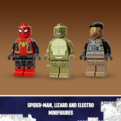 LEGO Marvel Spider-Man vs. Sandman: Final Battle Building Toy Set with Spider-Man Figure M798178