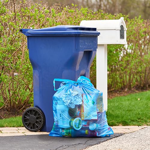 Clear 30 Gallon Trash Bags, 36 Count B268440