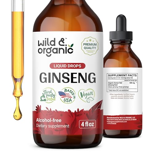 4 fl oz Organic Red Ginseng Liquid Extract L41995