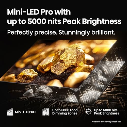 55" Mini-LED ULED 4K UHD Google Smart TV, QLED, Native 165Hz, HDR10+, Dolby Vision IQ, Atmos, IMAX Enhanced H49033