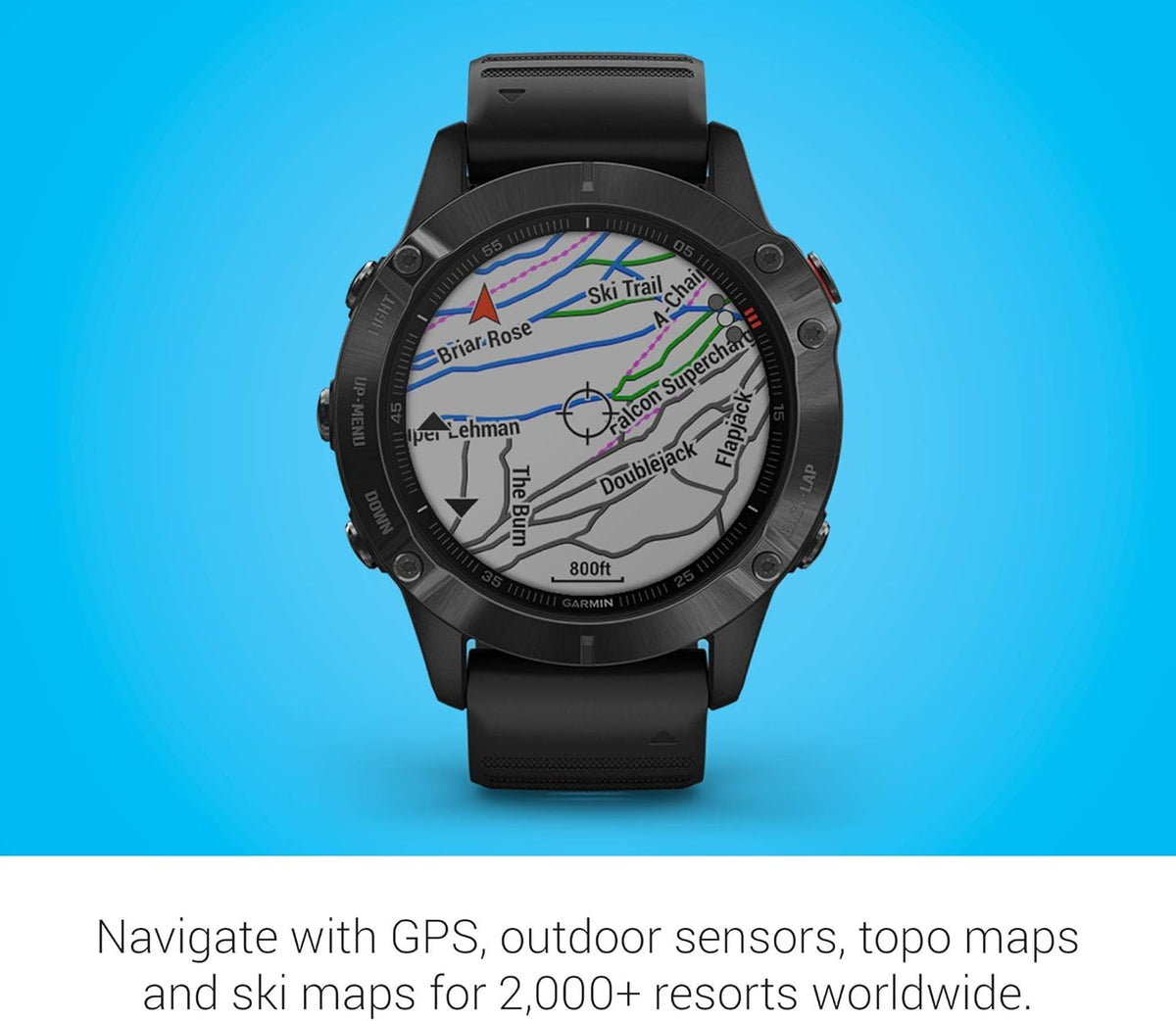 Black Multisport GPS Watch G53377