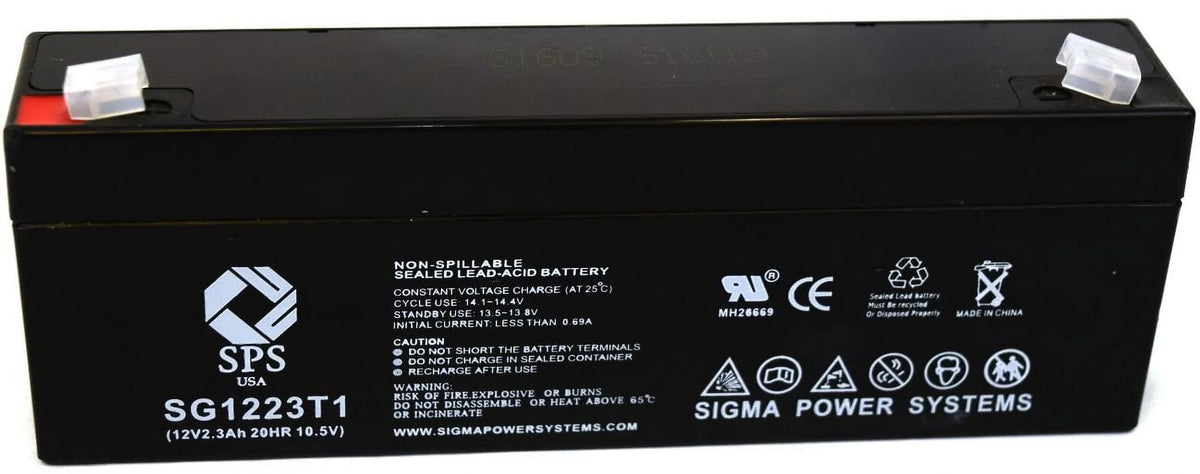 12V 2.3 Ah Replacement Battery S992422