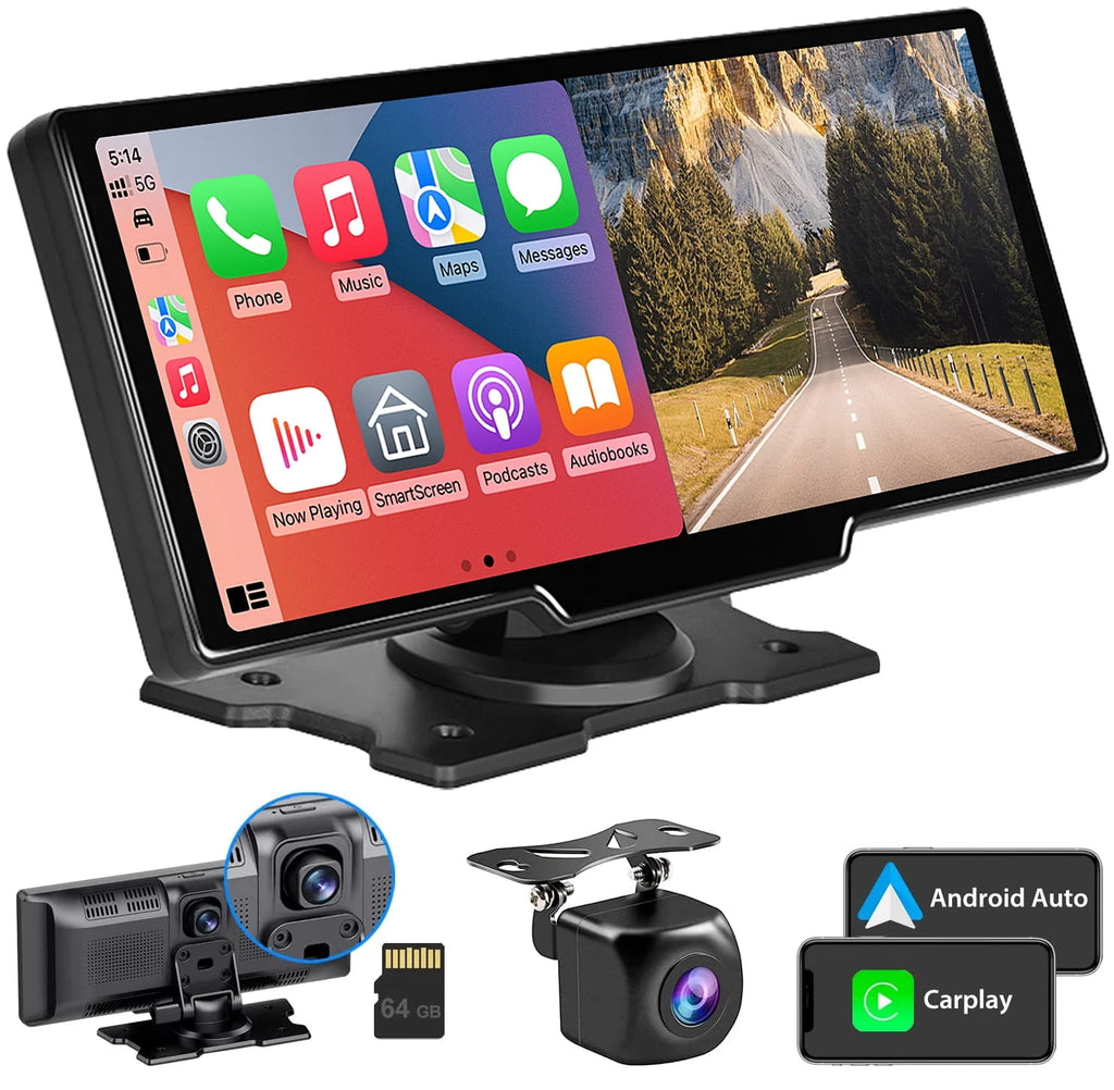 9.3 Portable Car Play Screen with Backup Camera K291795
