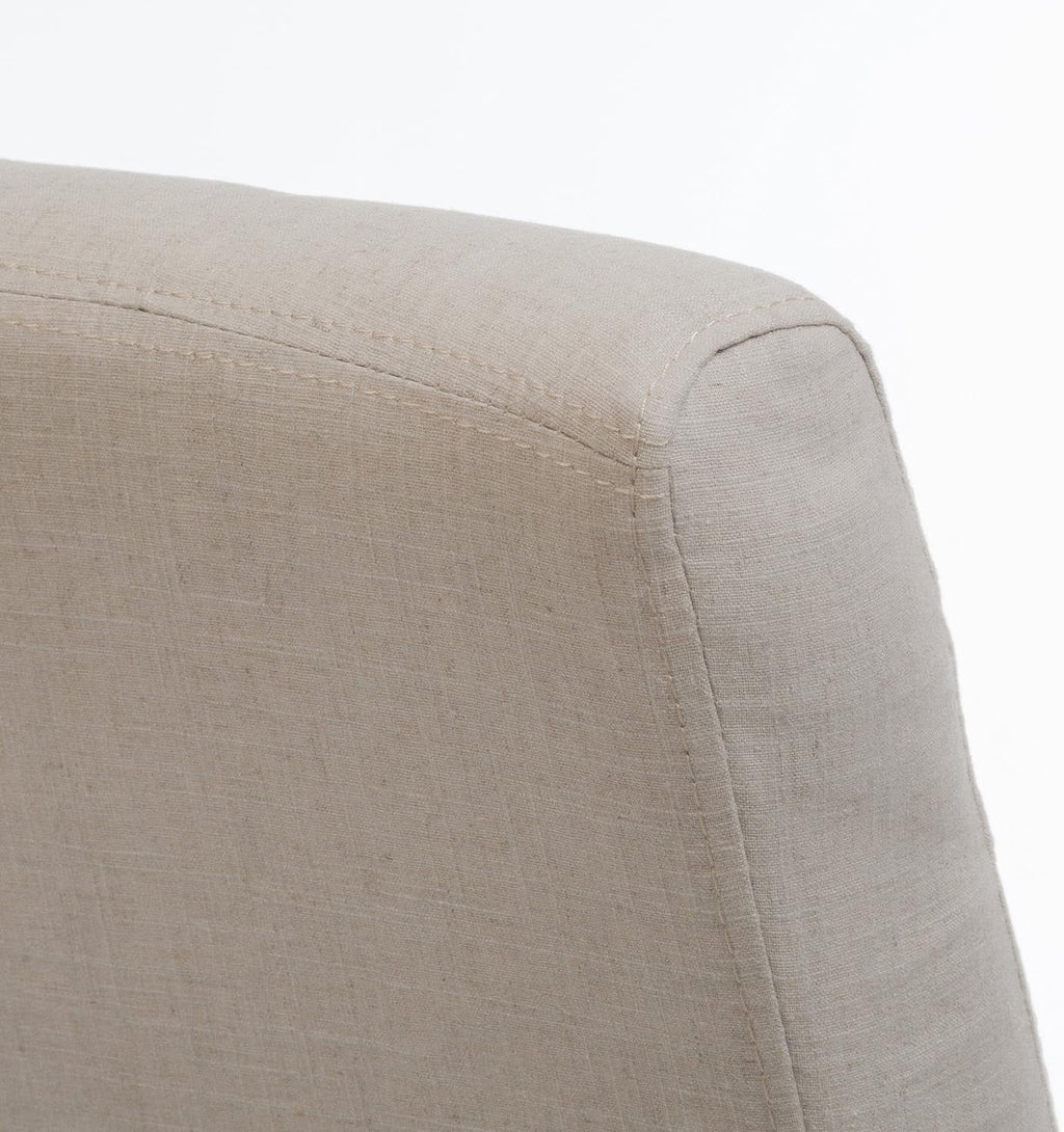 Natural Fabric Dining Chair Set Of 2 A850902