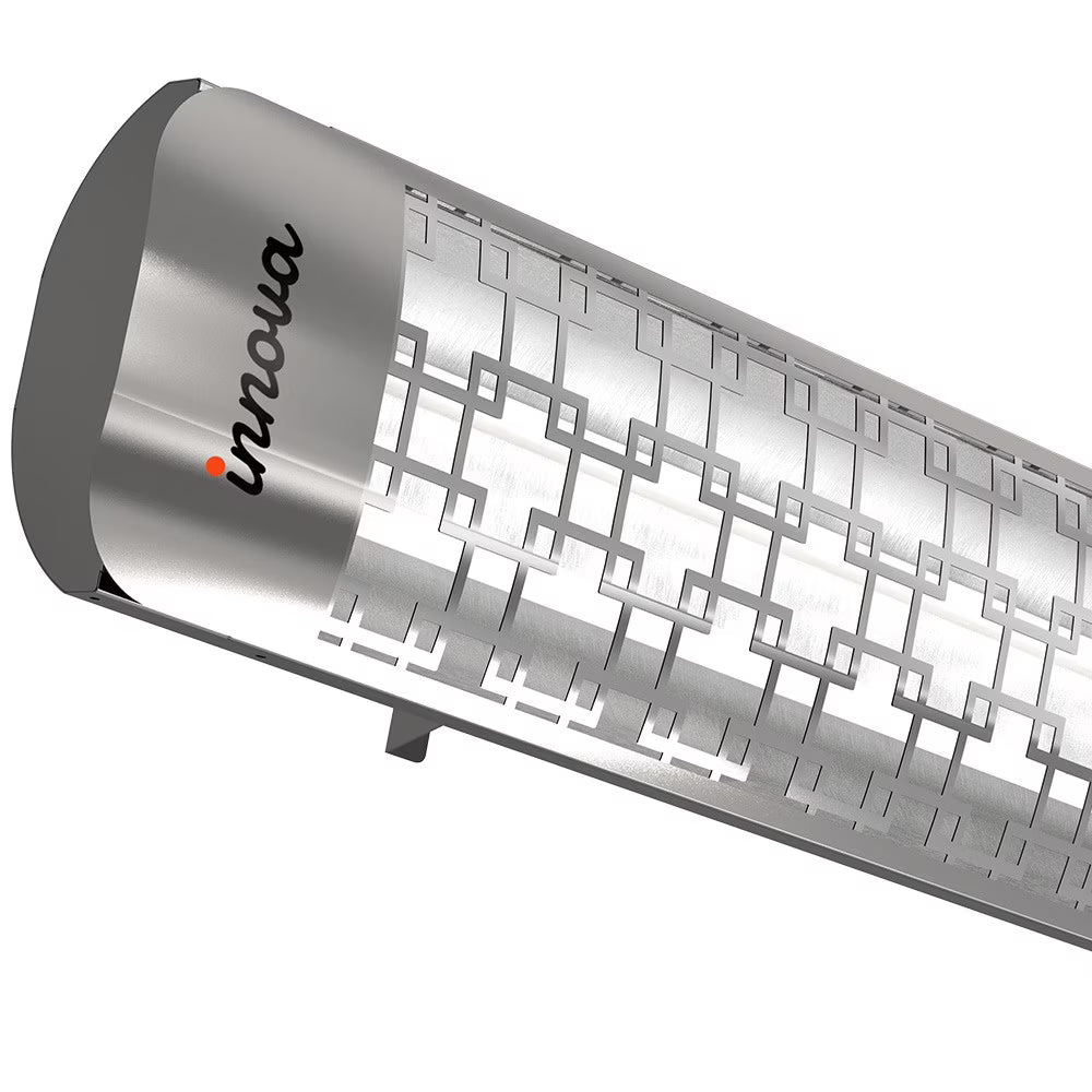 6000 Watt Electric Infrared Dual Element Heater, Stainless Steel Finish, Outdoor Wall Mount S601