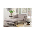 Velvet Loveseat and Ottoman W924744