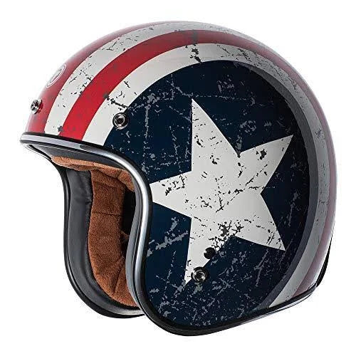 Gloss Black 3/4 Open Face Helmet XL X363