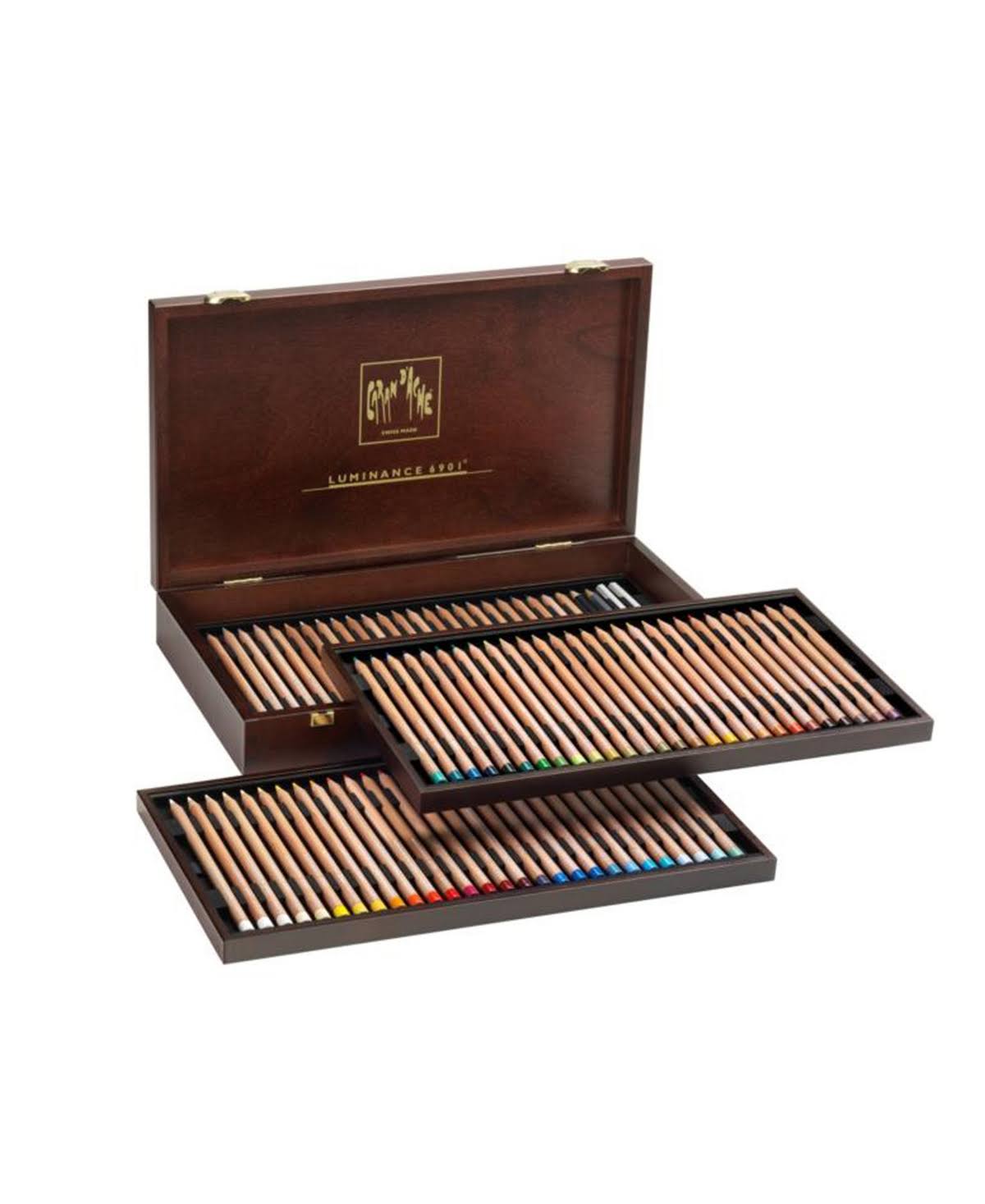 Wooden Box Set of 76 Color Pencil Y37598