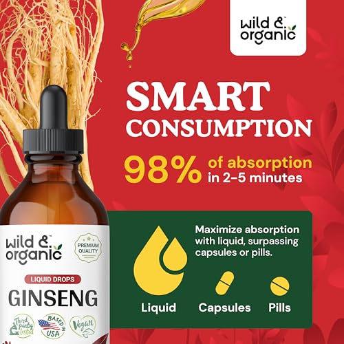 4 fl oz Organic Red Ginseng Liquid Extract L41995