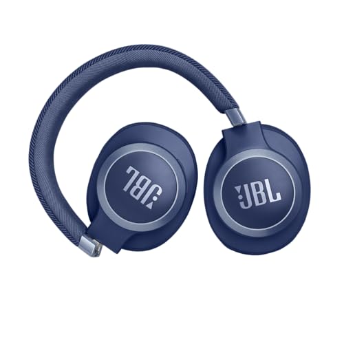 Wireless Over-Ear Headphones with Noise Cancelling (Blue) D186