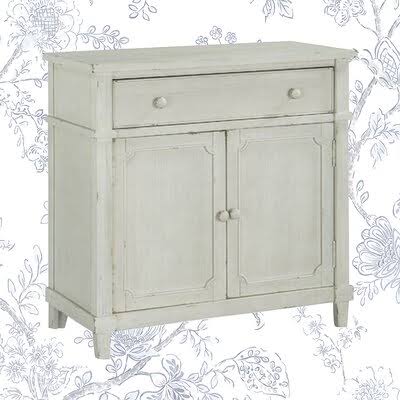 White 2 Door Accent Cabinet G2852