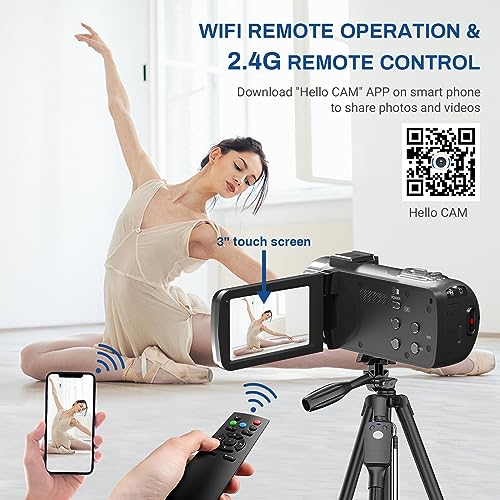 48MP 18X Digital Zoom Camcorder with IR Night Vision L93140