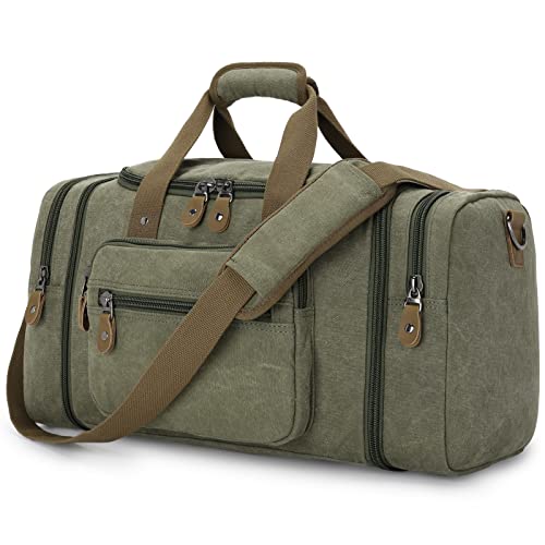 Canvas Duffle Bag 50L Expandable (Gray) Z33663