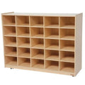 25 Tray Storage with Lime Green Trays I277821